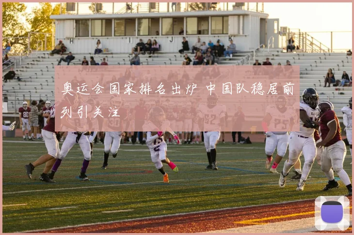 奥运会国家排名出炉 中国队稳居前列引关注